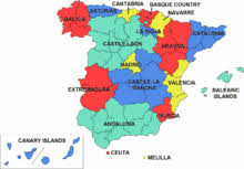 Spain, under the Federal system can be split into 4.