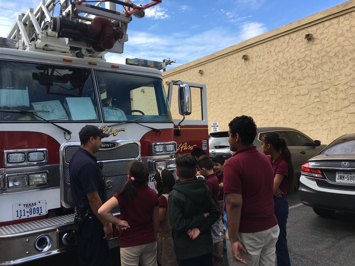 AL_ElPaso's tweet photo. Today the El Paso Fire Department showed up to Operation
School Bell® with a FIRE TRUCK!!!  #epfd https://t.co/Ogro9YNm1a