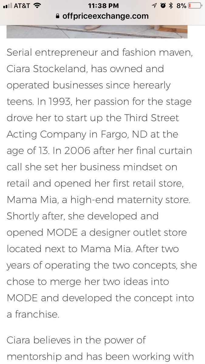 What the post fails to say is that she failed miserably as a franchisor... she needs to stop promoting herself at the expense of others.