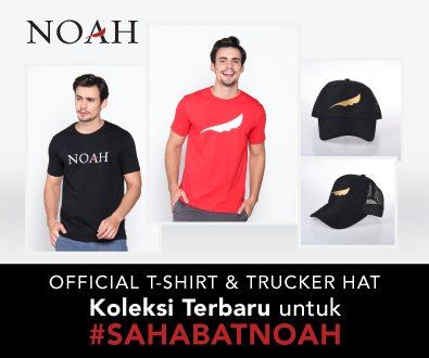 Hallo Sahabat cek yuk merchandise terbaru <a href="/NOAH_ID/">NOAH</a> di <a href="/bliblidotcom/">Blibli</a> ada harga spesial loh. Tungguin 10 Oktober 2017 okeh!