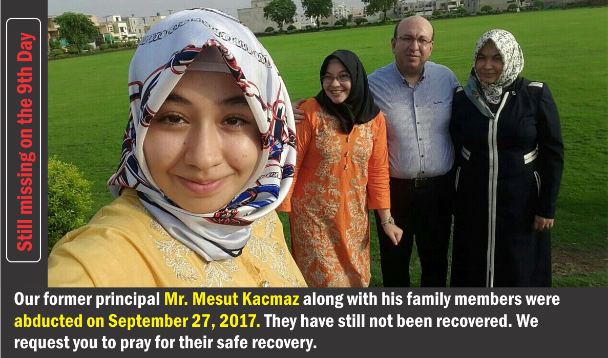 Ninth day of extrajudicial detention of Kacmaz family in Pakistan. Government of Pakistan owes an urgent explanation #FreedomToKacmazFamily