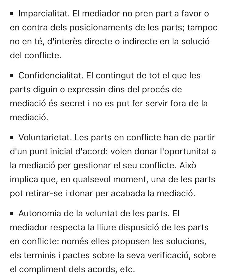 Viquipedia's tweet photo. Principis d’una mediació https://t.co/FdClC0zwcN