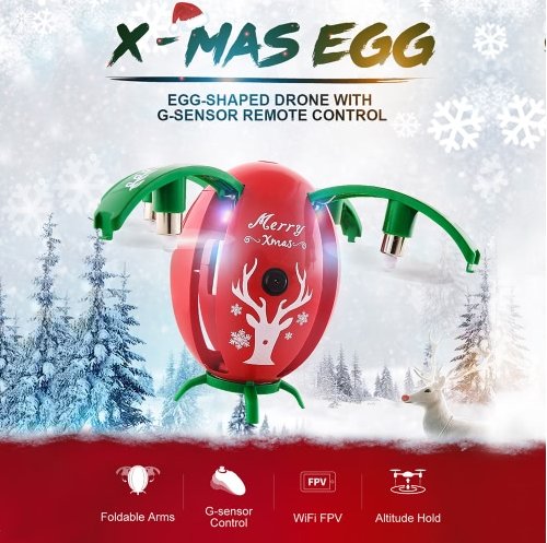 SmallDrones's tweet image. Celebrate Christmas Early with JJRC H66 X-Mas Egg Drone smalldronesreview.com/2017/10/05/cel…