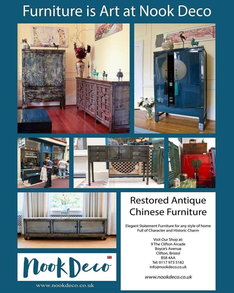 NookDecoBristol's tweet photo. New ad for the shop for the Bristol Magazine @bristollifemag for Oct and Jan.  #interiordesign
#chinesefurniture
#… https://t.co/LQneXo7k5v https://t.co/OcVVq6OE3T