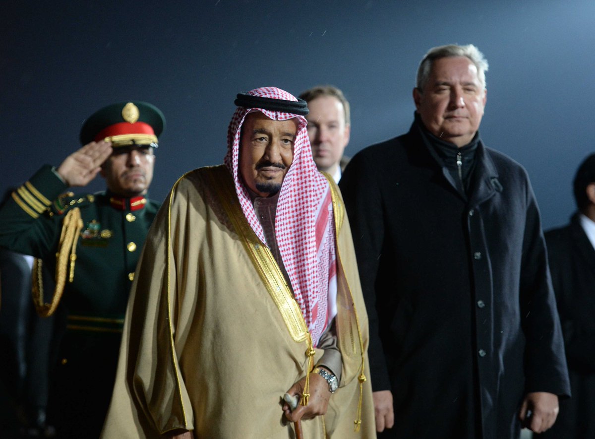 King Salman bin Abdulaziz of Saudi Arabia arrives to Moscow
