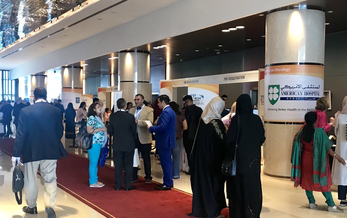 UAE_Cancer's tweet photo. The most-anticipated Oncology congress opens today. Registration onsite is open. #UCC17 https://t.co/HFmZLbtlTw