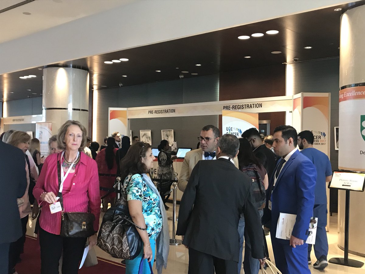 UAE_Cancer's tweet photo. The most-anticipated Oncology congress opens today. Registration onsite is open. #UCC17 https://t.co/HFmZLbtlTw