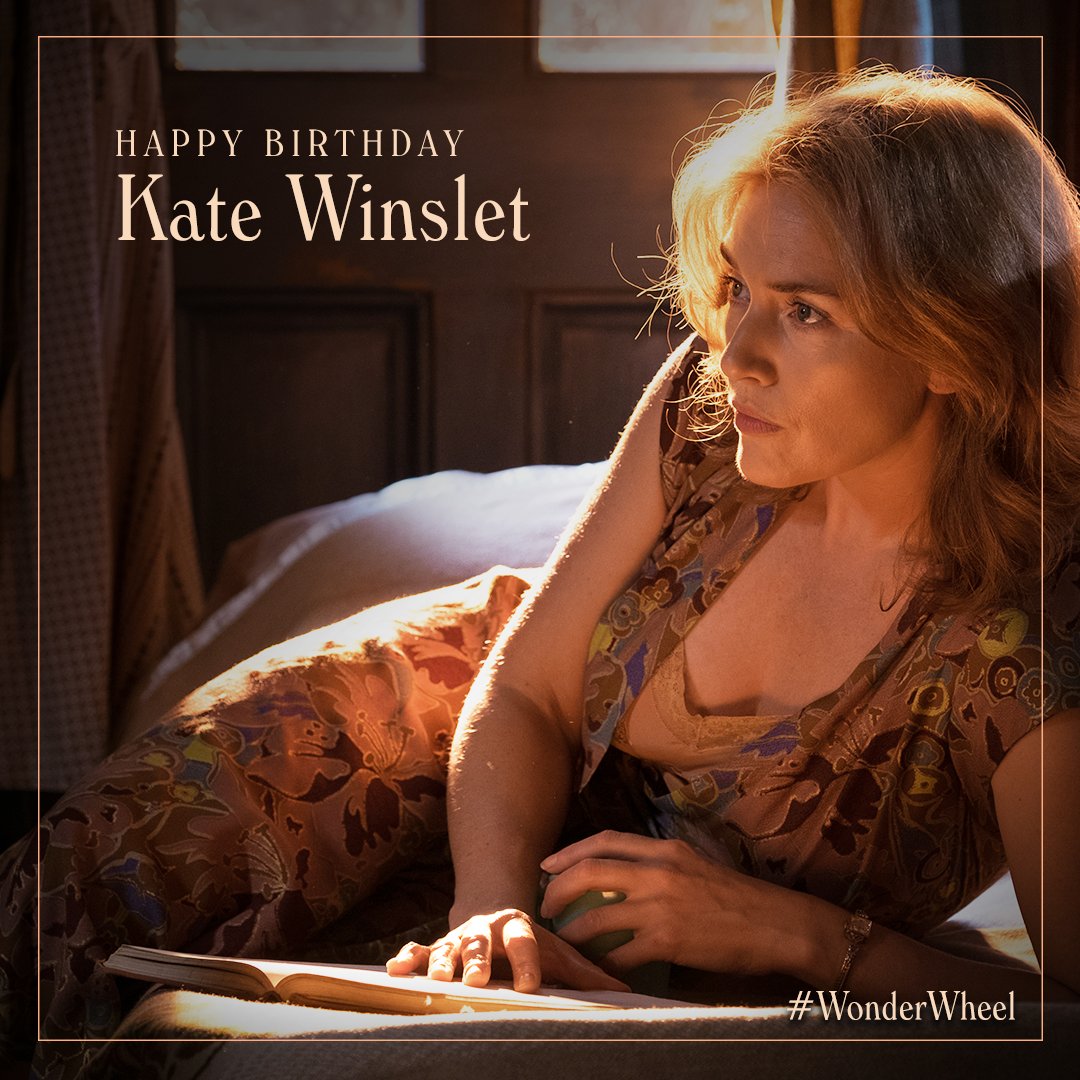  A very Happy Birthday to our leading lady Kate Winslet! 