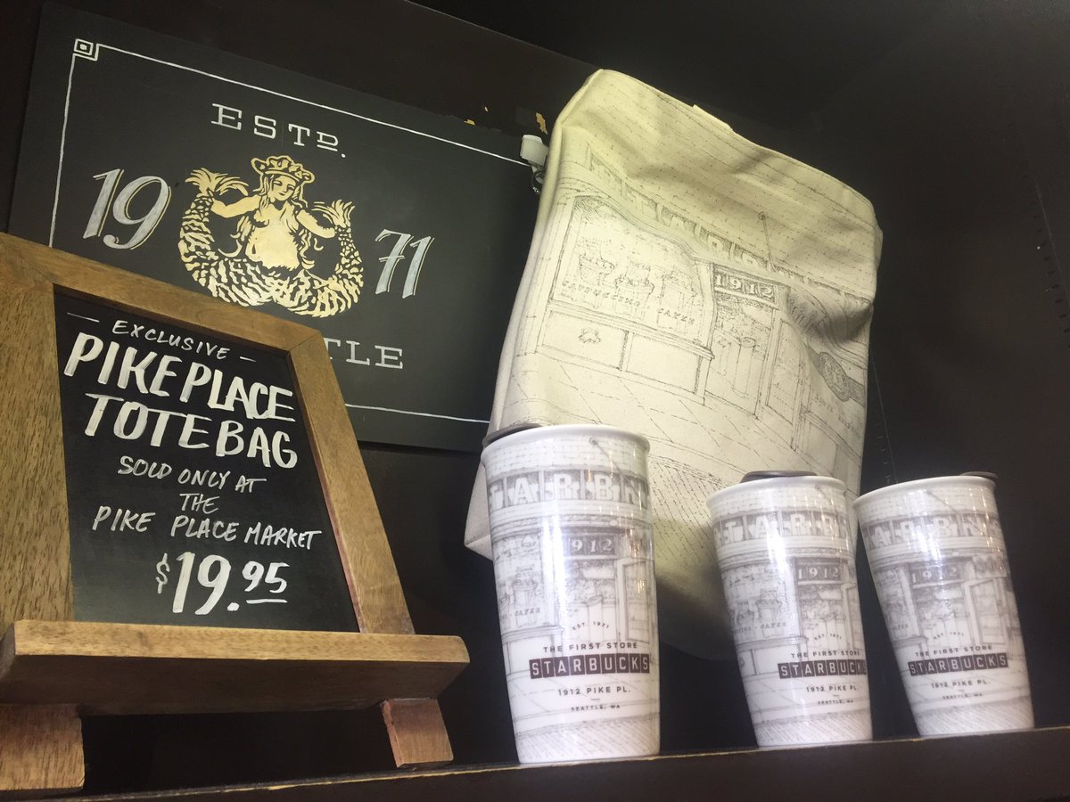 tipoff27's tweet photo. スターバックス1号店☺︎
すっっげー混んでた!
スタバ人気は世界共通だった!
でもめげずに並んで、1号店限定マグとトートGETしてきた。
#FIRSTSTARBUCKSSTORE
#スターバックス1号店
#スタバ1号店
#シアトル https://t.co/w6KaMErxkU