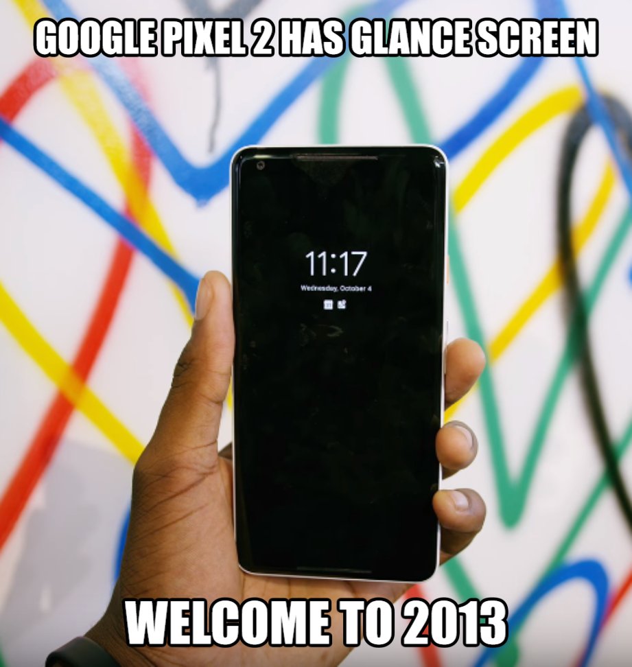 Sugubat's tweet photo. Said any user of Windows Phone... #madebygoogle #Pixel2 #Pixel2XL #GlanceScreen #Google #memes #sugubat https://t.co/imVsfZJlc9