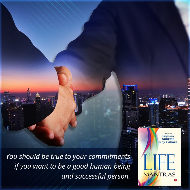 Life_Mantras's tweet photo. #Commitment leads to action ,Action brings your #dream closer.
#SaharaIndiaPariwar #LifeMantras https://t.co/4mVzt1xlKI