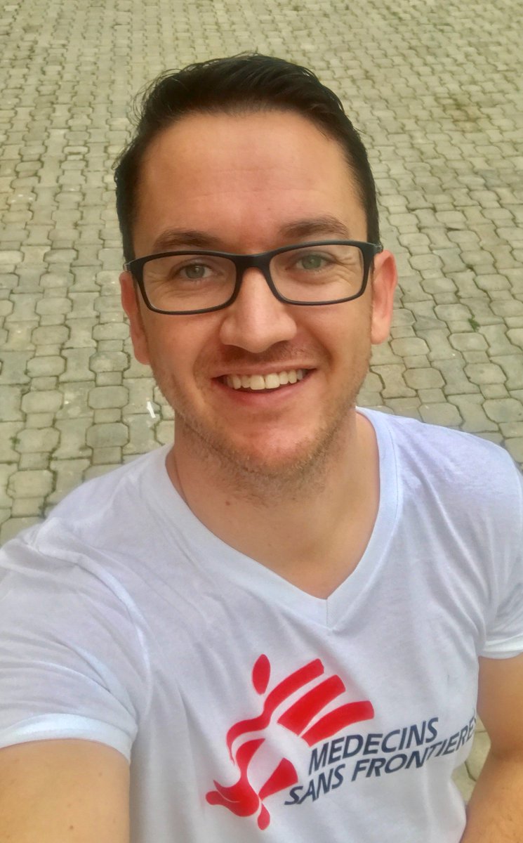 Dr Jared: "I'll proudly wear the MSF shirt which I've been told is too white, showing I'm still a newbie!" #Nigeria bit.ly/2yJojbg