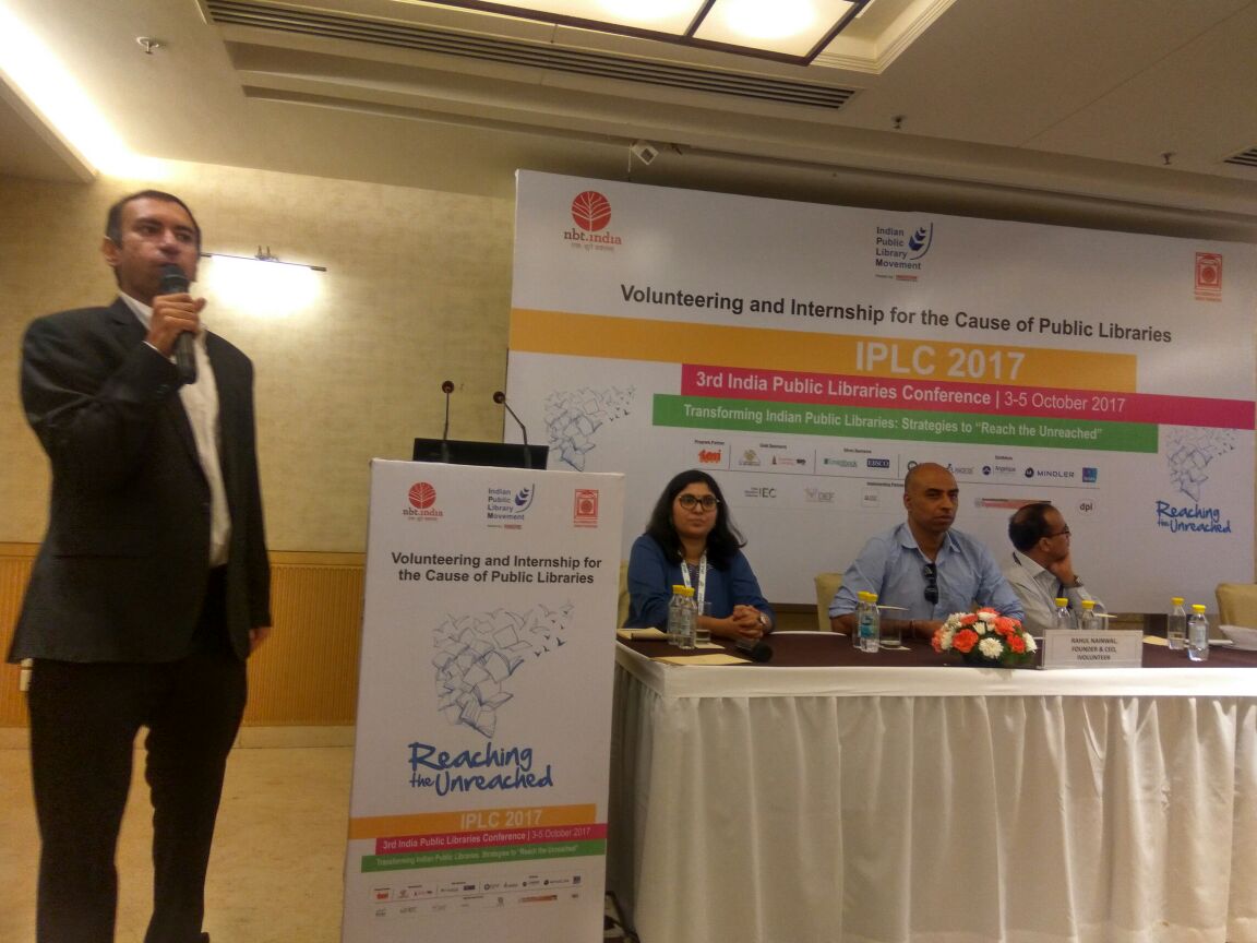iplm_sec's tweet photo. Mr. @SaurabhMadan is motivating us and promoting "Volunteering and Internship for the Cause of Public Libraries" #IPLC2017 https://t.co/W8eUArFQP4