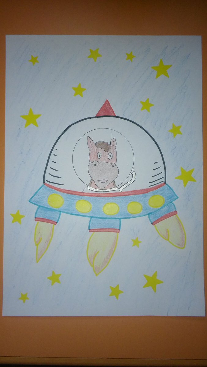 lydiacantero's tweet photo. ¿Un caballo en el espacio? Claro que sí guapi. 
Darle Rt y mi diseño aparecerá en el juego de @Jaser_Studio #concursojaser #caracaballomola https://t.co/vxR4dCFEOJ