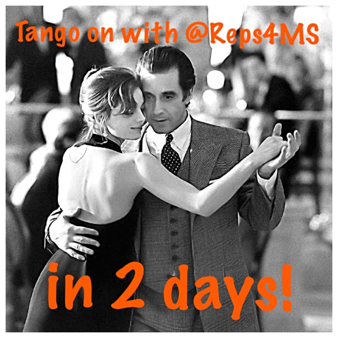 Reps4MS's tweet image. Living w/ MS can get u tangled up, "tango on" w/ @reps4ms in 2 days!
Donations help MS Warriors keep dancing:
customink.com/fundraising/re…
#2