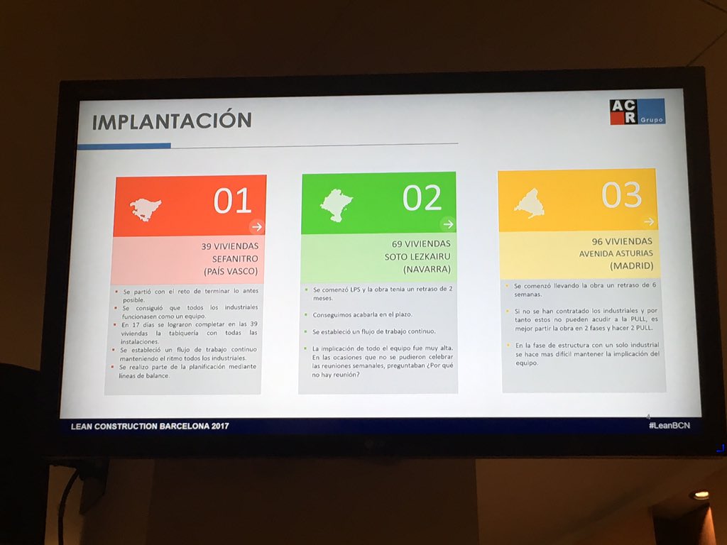 ITeC_es's tweet photo. Joaquín Segura de @cgtecnica1 explica los beneficios que comporta la aplicación de las 5S en una obra. #LeanBCN2017 https://t.co/gusSFfLLhI