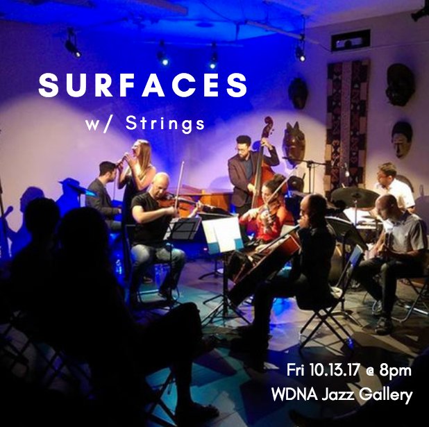 wdnaradio's tweet photo. #SurfacesWithStrings #JazzEncounters Don't miss it! Free Admission for #WDNAMembers! Join the fam. #WDNAGive17 https://t.co/YXnLGcJqil https://t.co/tLX2QFG1hZ