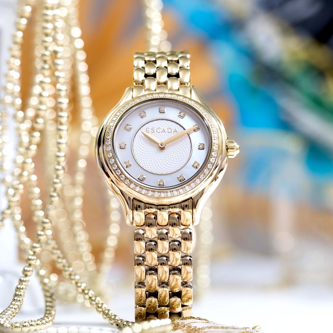 escada watch with diamond