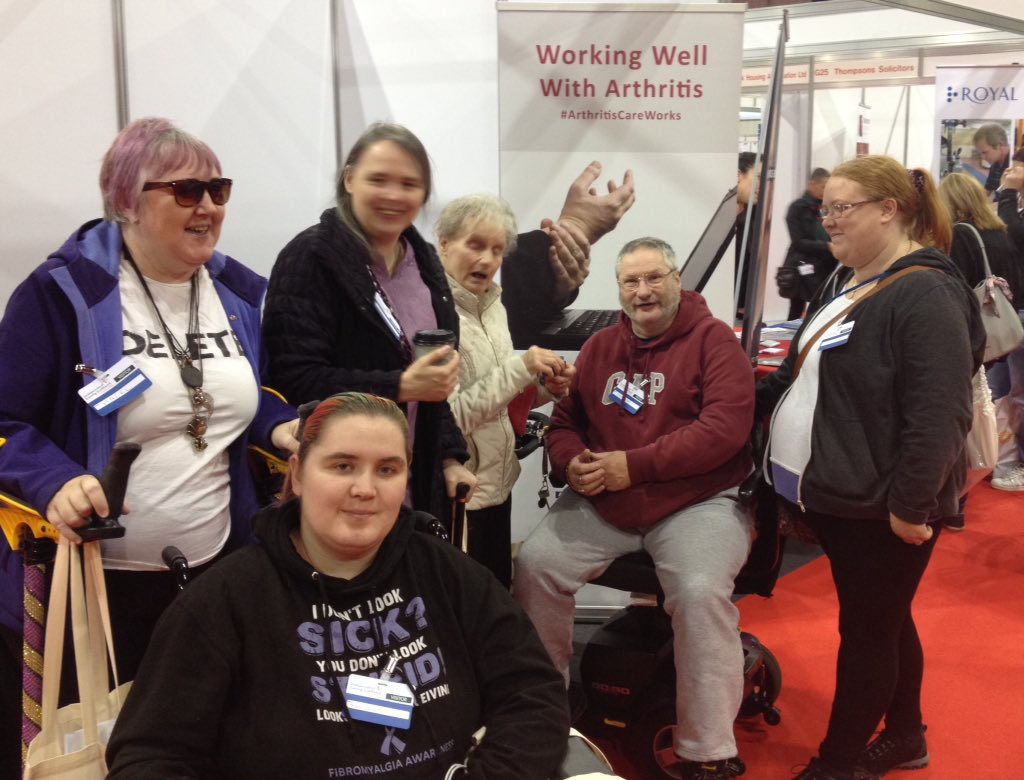 ScotArthritis's tweet photo. Visitors to our Arthritis Care stand at #ILS17. Come and speak to our staff and pick up information to help you self manage your arthritis https://t.co/cqCOn2oihE