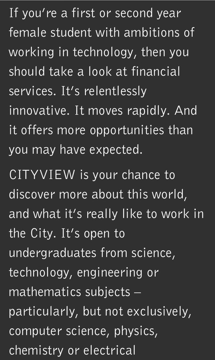 GradGroupUK's tweet photo. Female and interested in Technology in Banking? Attend the CityView Tech Event by @Stafford_Long on 19 October! | https://t.co/GSo5nJaIz9 https://t.co/yEdoLPntvm