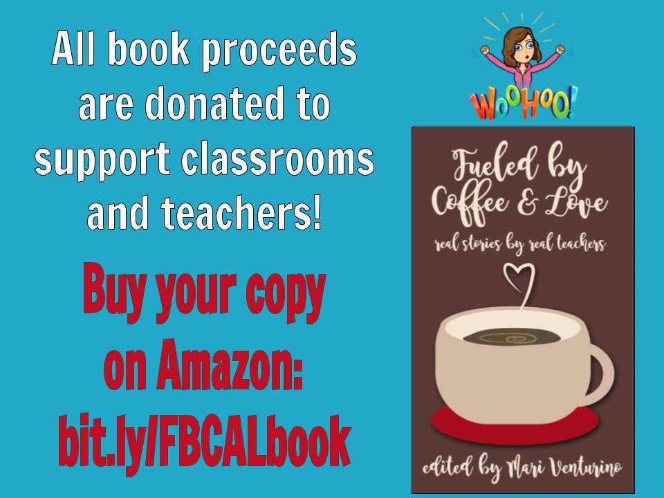 MsVenturino's tweet photo. I took a giant leap, and published a book! #FBCALbook is a collection of teacher stories! Read about it here: https://t.co/47cSgsaBiD https://t.co/Cemp2rz59K