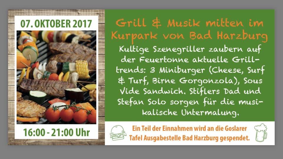 Am Samstag im Kurpark- Essen für den guten Zweck