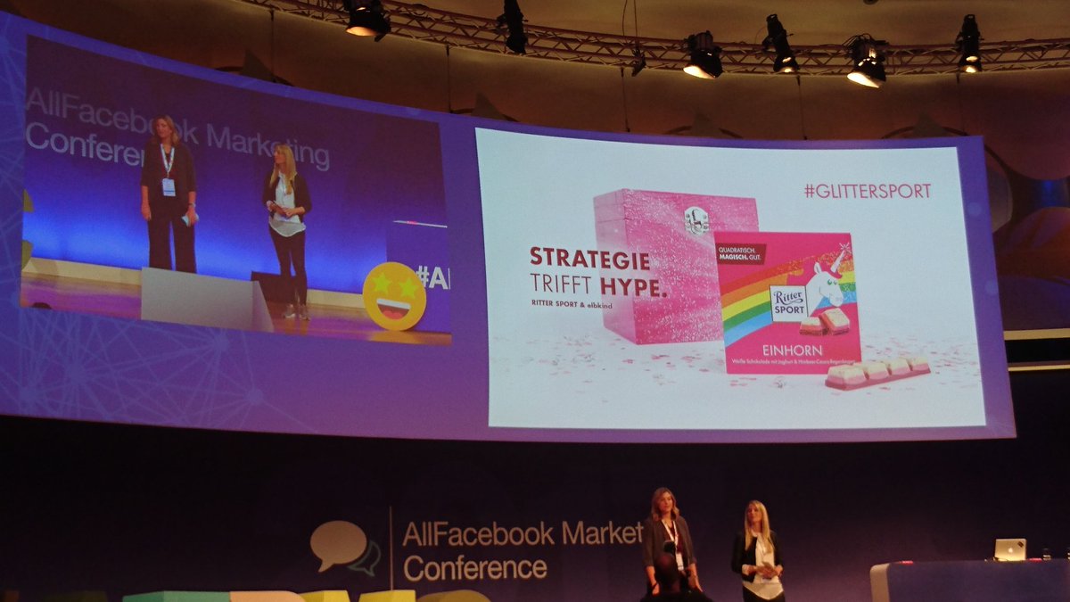 Jetzt greifen sie in die Glizterkiste. #afbmc