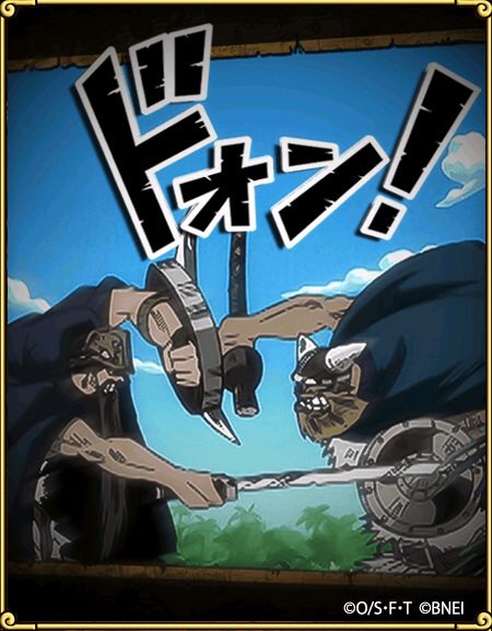 seesaw563's tweet photo. 映像電伝虫発見！
巨人たちの誇りをかけた戦いを激写しました!!!
https://t.co/APa64c34rU　#トレクル https://t.co/Lp5zdxBxWN