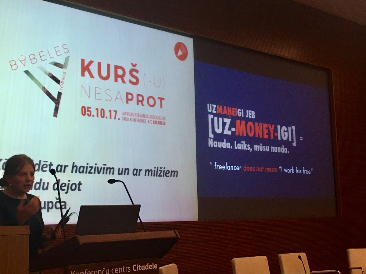 Liene Kupča par to, kādu vietu freelance darbinieks ieņem attiecības ar aģentūrām un klientiem. #LRAGK