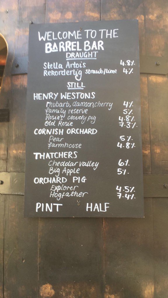 Just some of the #Cider we have on offer tonight <a href="/SouthGate_Bath/">SouthGate</a> #studentnight <a href="/bathuni50years/">Uni of Bath 50 years</a> <a href="/BathSpaUni/">Bath Spa University</a>