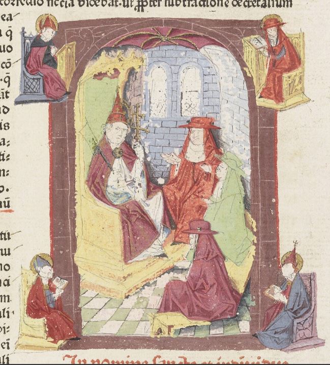 BDLSS's tweet photo. This incunable has gorgeous French penwork, beautiful page layout, &amp; a #WorldTeachingDay miniature. https://t.co/RnvQKoknDZ #PolonskyProject https://t.co/FHDXweNdqS