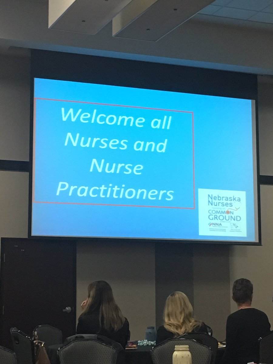 TheDaniSheehy's tweet photo. Really excited for day 2!! #NNANNP #NebraskaNurse #NursesCommonGround https://t.co/MkXE0O58G3