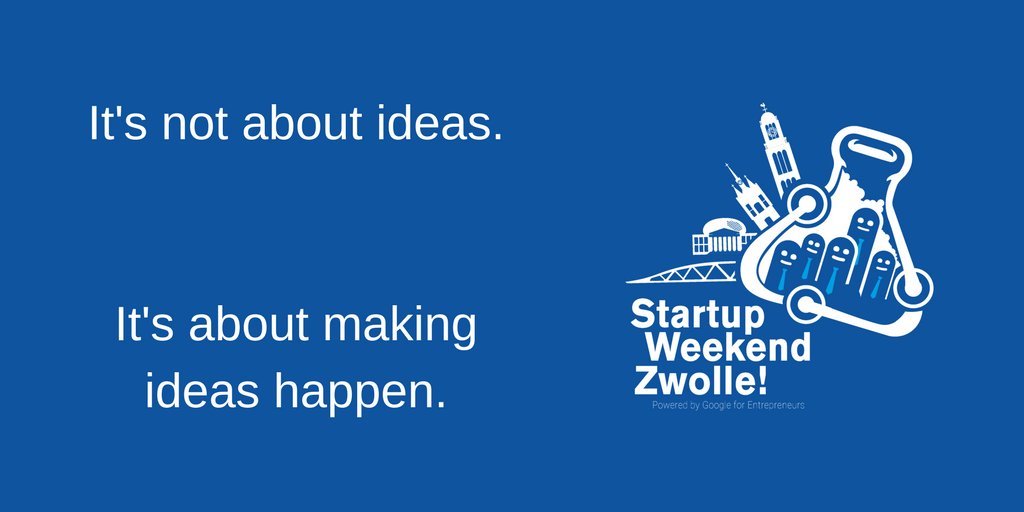 Ben jij er bij? De eerste keer StartupWeekend in Zwolle! Ik ben er bij als coach, zin in :) Check <a href="/SWZwolle/">SWZwolle</a>