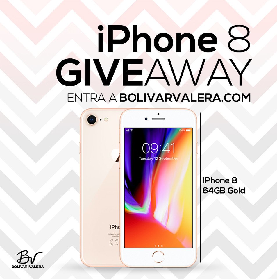 bolivarvalera's tweet photo. Se acabó el chapeo, te regalo un iPhone 8 de 64GB, solo participa aqui  https://t.co/lgSAVpfCgG https://t.co/ZRVMrtrF7N