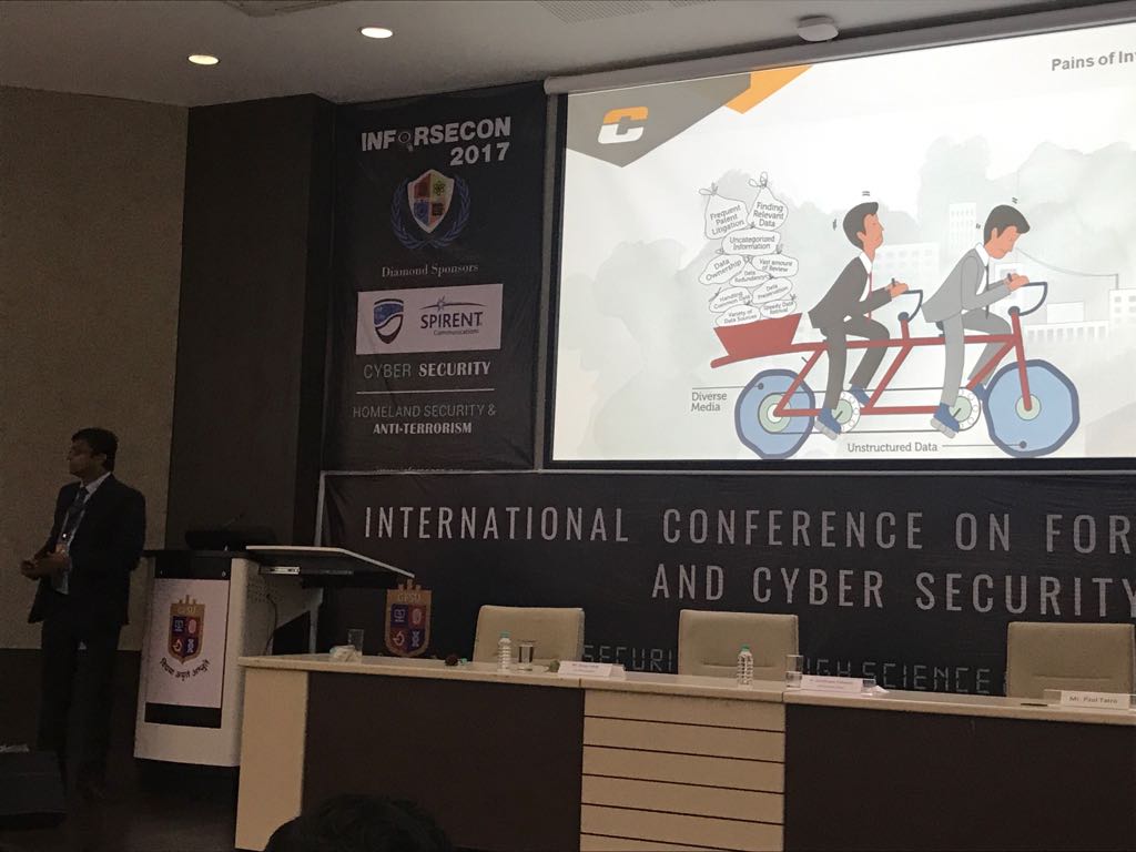 KnovosOfficial's tweet photo. @KPalsana director of @CapitalNovus addressed the delegates on "Use of Innovative Technology for Investigation" at #INFORSECON #Gujarat https://t.co/I9TGvTIDFL