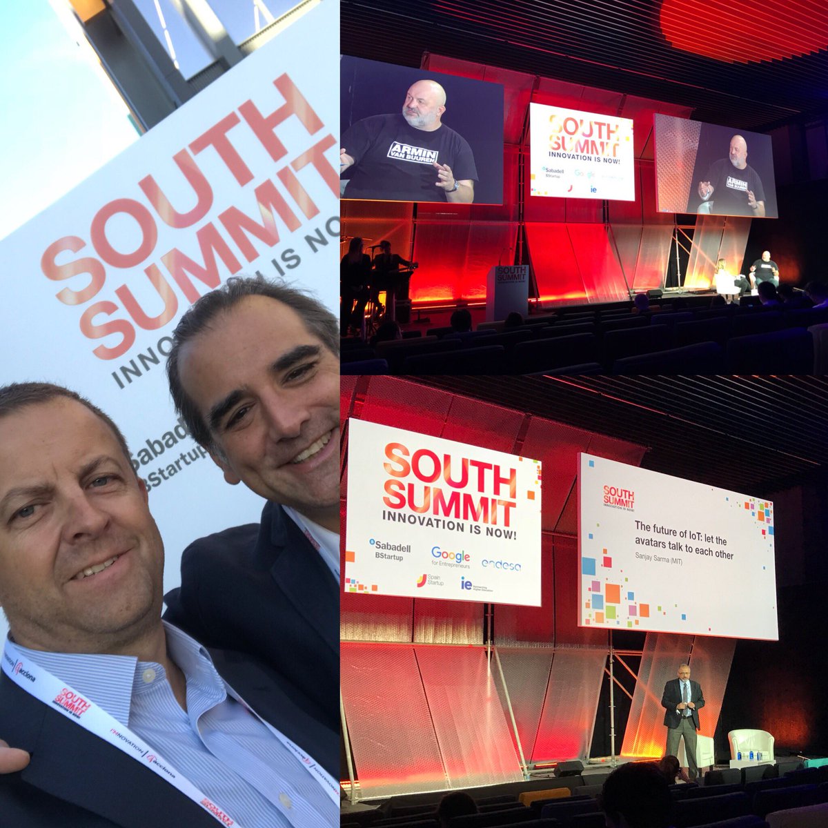 VRRV's tweet photo. Interesante primer día en el #SouthSummit17 con ponencias de primera línea @awscloud @techreview #innovationnow  @techreview_es Go to 2nd !! https://t.co/jaMe5AhvYJ