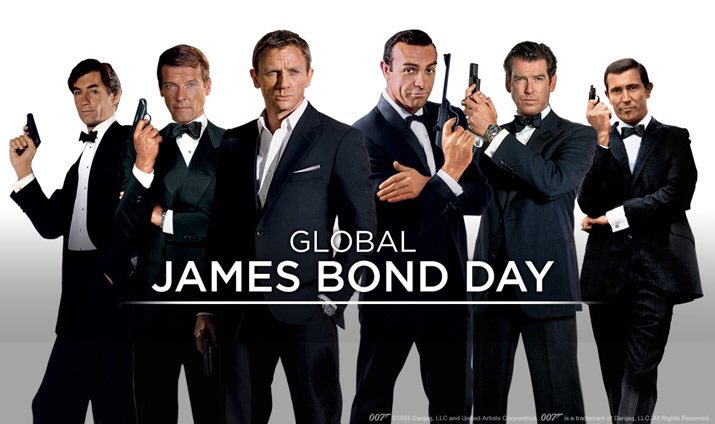 Happy James Bond Day 🍸