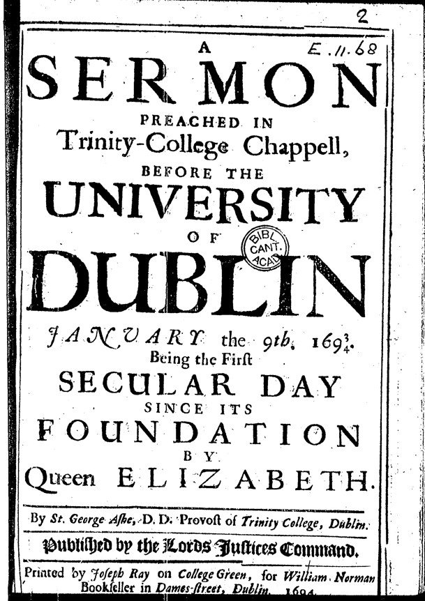tcddublin's tweet photo. Watch Dr. Elizabethanne Boran, Librarian #EdwardWorthLibrary describe Trinity in the Seventeenth Century
https://t.co/aY9DOFNAim https://t.co/tpXVoMMkeE