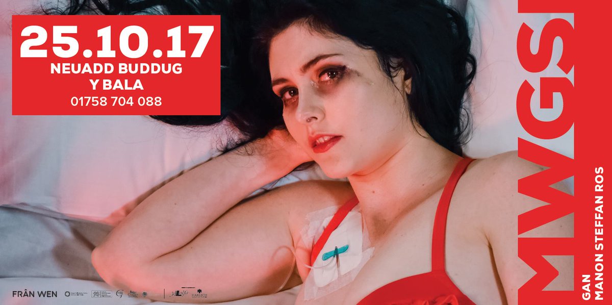 Y Bala // Mwgsi gan Manon Steffan Ros // <a href="/Cadw_NB/">Cadw Neuadd Buddug</a> // 25.10.17. 

Creulon. Tywyll. Doniol. Seiliedig ar stori wir ferch ifanc gyda chanser.

franwen.com/events/mwgsi/