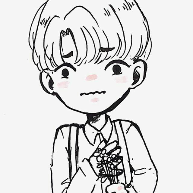 keipoppeu's tweet photo. maiyumi00's (ig) svtinktober Day4 • Nervous Jun ! -adm @poopeeroo 

#svtfanart #svt #SEVENTEEN #junhui #준휘 #세븐틴 #inktober #art #doodle https://t.co/Cth8s46DxS