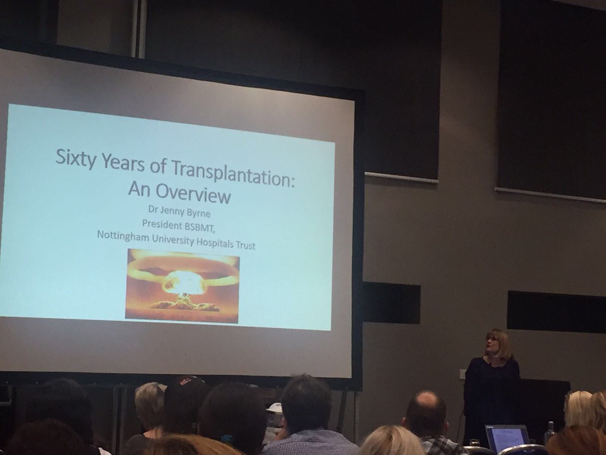 TheEBMT_Nurses's tweet photo. 60 years of transplantation. #EBMTManchester https://t.co/qHchFLZMcv