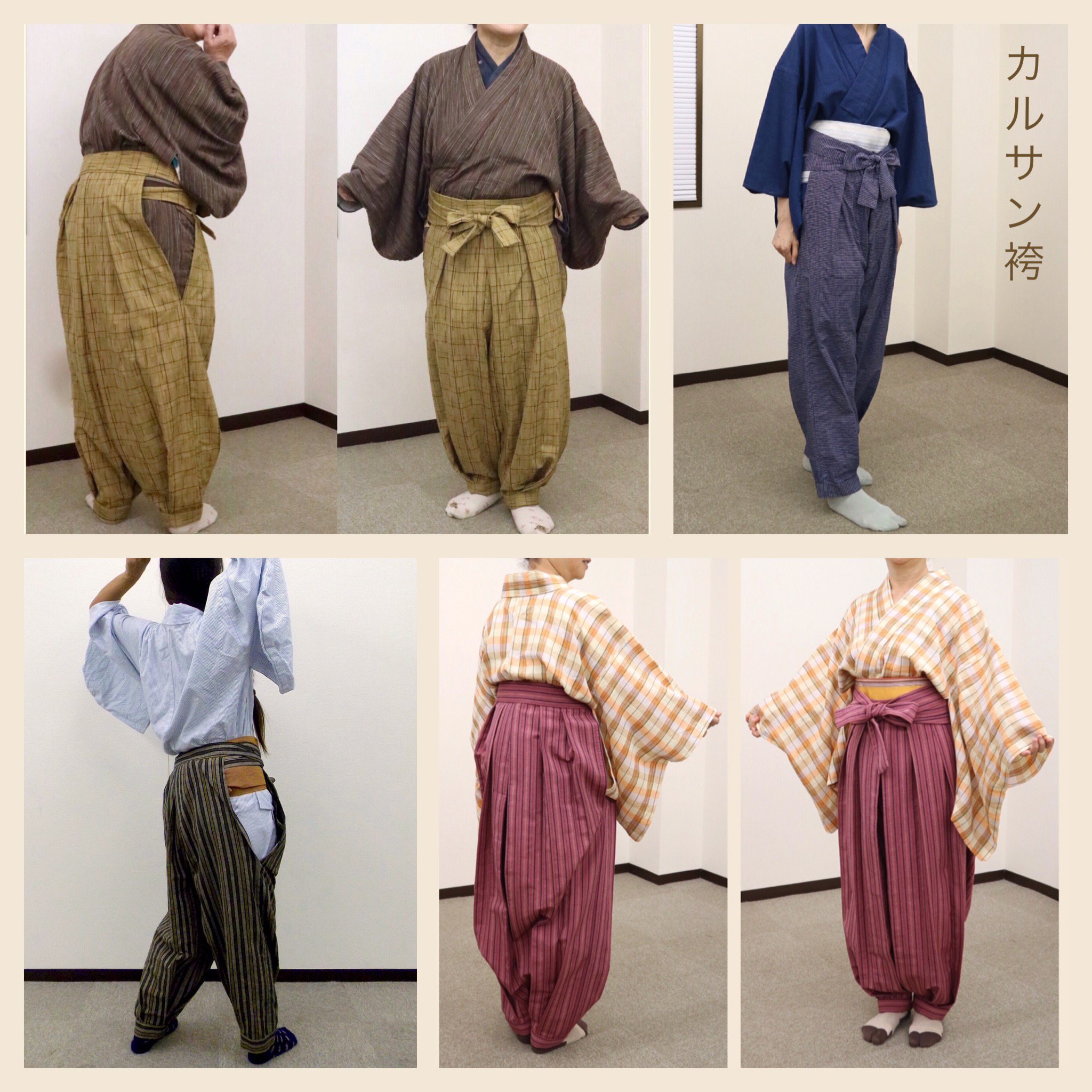 吉房泰子 小袖生活 縫う着る暮らす 着物で自転車乗る時に便利な袴 着物のまま履く軽杉袴は足元たっぷり 浴衣とコーデもオシャレ 縫う 着方までセットの講座 11 11 土 連続講座 受付中 袴ちくちくワークショップ T Co Kafbbrrcsg