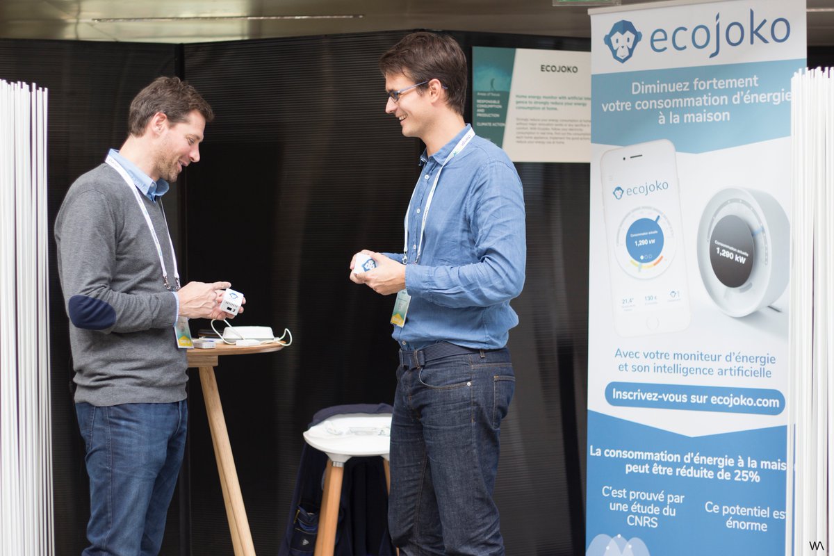 ecojoko's tweet photo. Merci à tous ceux qui sont venus nous voir à @changeNOWsummit ! "We are not here to think, we are here to act"! #changeNOW2017 #planete https://t.co/ZY6lxN1cns