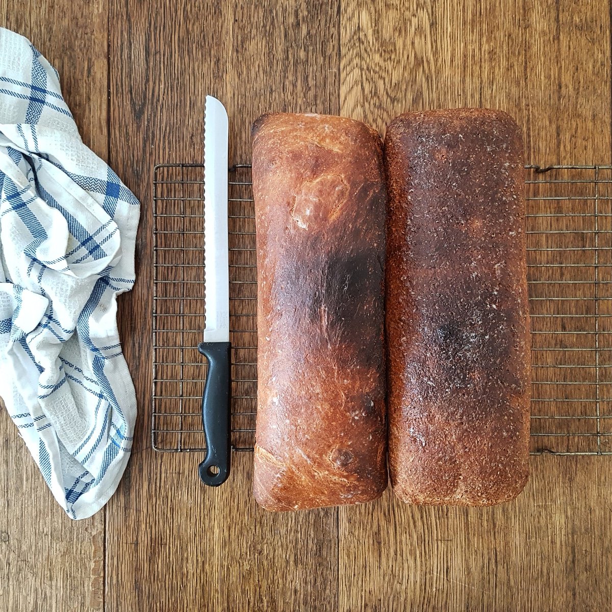 The smell of freshly baked bread in the morning... Mary has been at it again.