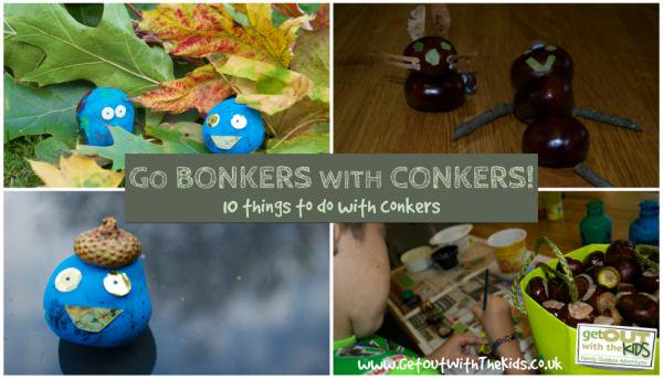 GetOutKids's tweet image. Go bonkers with conkers! 10 things to do with #conkers #Autumn bit.ly/2xiUjSC #craft #outdoorplay #autumn #GetOutside @OSleisure