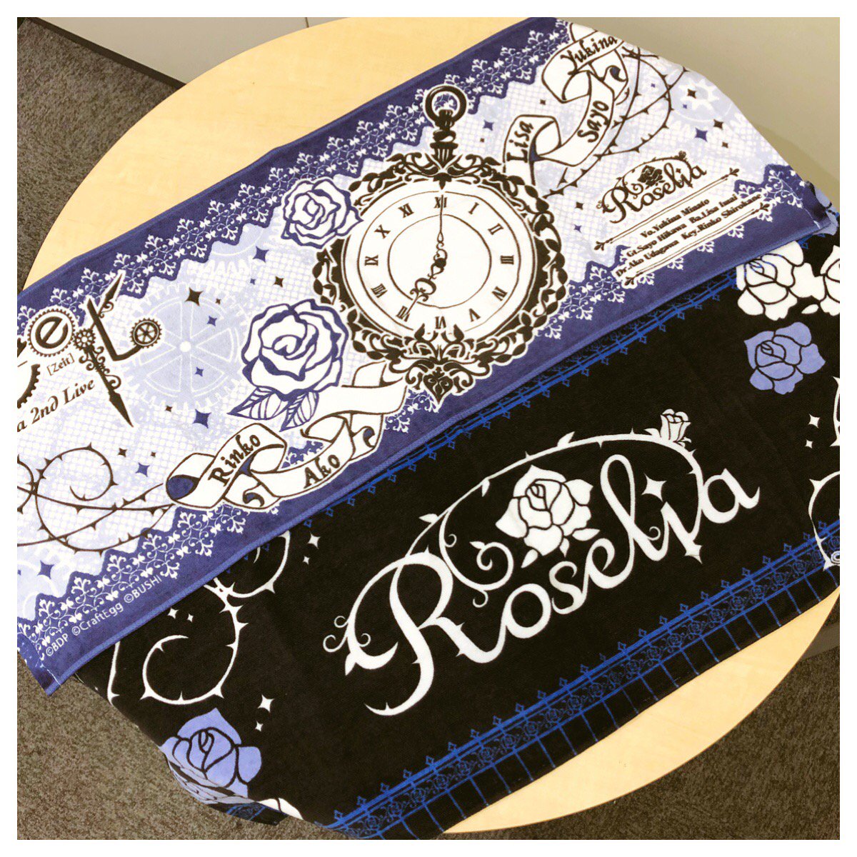 Roselia 2nd Live「Zeit」グッズは明日10/6日15時から通販も開始！ T