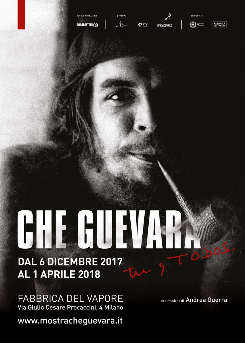 TĂş Y Todos (@chetuytodos) on Twitter photo Che Guevara Tu y Todos, una mostra spettacolare firmata <a href="/Simmetrico_it/">Simmetrico Network</a> dal 06.12.2017 presso <a href="/FdVMilano/">Fabbrica del Vapore</a> #tuytodos bit.ly/tuytodos Che Guevara Tu y Todos, una mostra spettacolare firmata <a href="/Simmetrico_it/">Simmetrico Network</a> dal 06.12.2017 presso <a href="/FdVMilano/">Fabbrica del Vapore</a> #tuytodos bit.ly/tuytodos