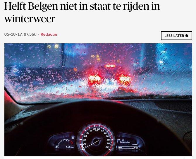 GerritDc's tweet photo. niet alleen bij winterweer mijn gedacht ;) #learntodrive https://t.co/J8KBWslTgb
