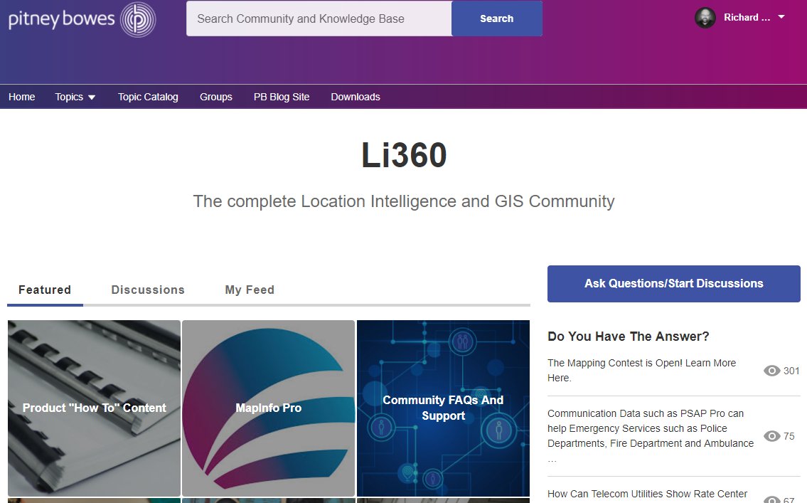 Gamma_irl's tweet image. Introducing the Li360 Community from @PitneyBowes - ow.ly/la4M30fDLva  #Li360 #MapInfo #SpectrumSpatial