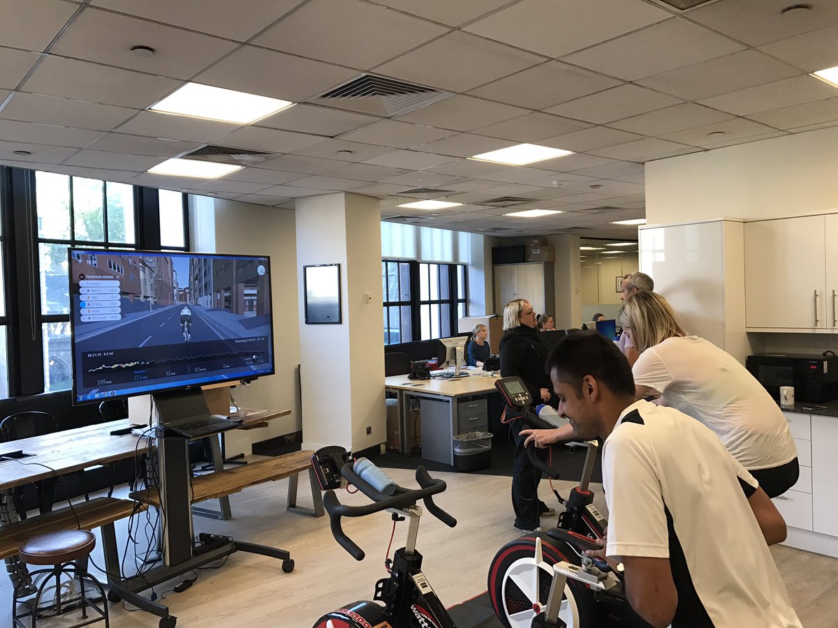 Go team, feel the burn! #RideAdland